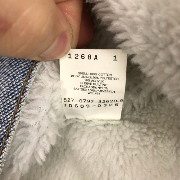 [Sold] Vintage Levi’s Trucker Jean Jacket Sherpa - Picture 8 of 8